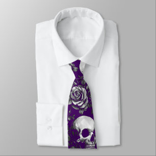 Döskallar och Ro Lila Halloween Slips
