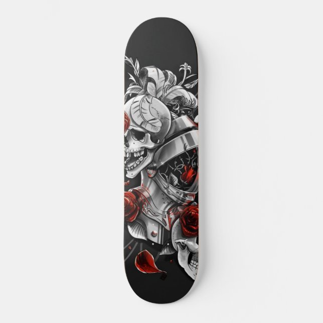 Döskallar och ro skateboard bräda 19,5 cm (Framsida)