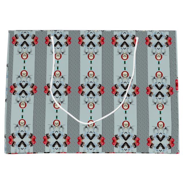 Döskallar och spindlar, presentväska (Framsidan)