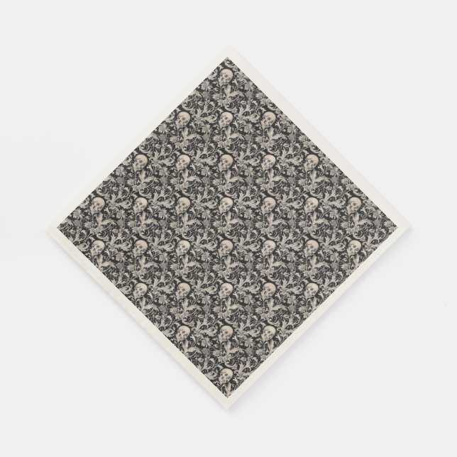 Döskallar och vacciner pappersservett (Hörn)