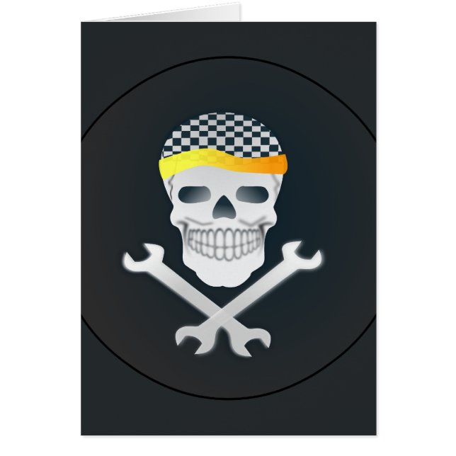 Döskallar och Verktyg Hälsningskort (Framsidan)