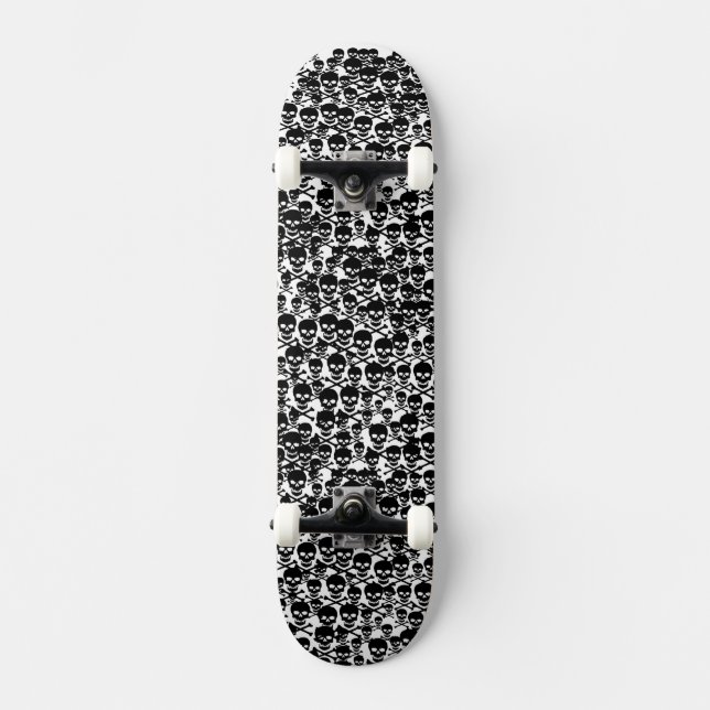 Döskallar Old School Skateboard Bräda 18 Cm (Framsida)