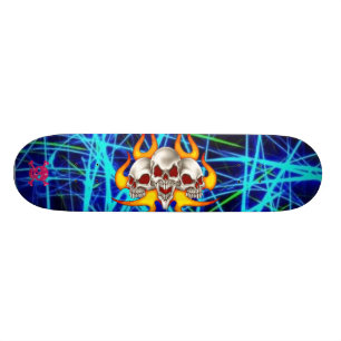 döskallar old school skateboard bräda 21,6 cm