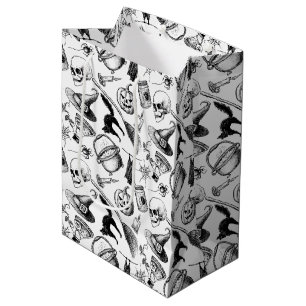 Döskallar Pumpkins Broomsticks Fladdermöss Hallowe