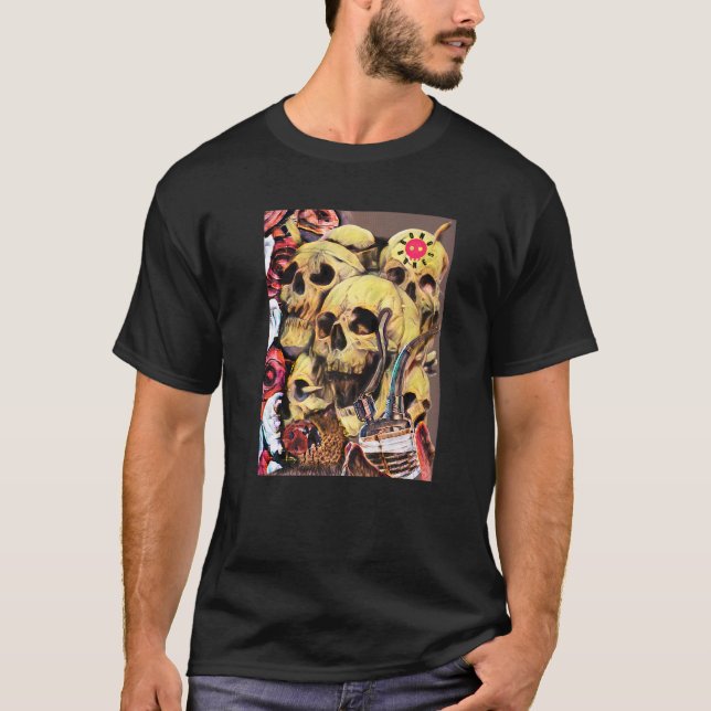 Döskallar Ro Ladybug Bong & Bones Manar Women T Shirt (Framsida)