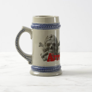 Döskallar & skelett- Mug/Stein för benpirat Sejdel
