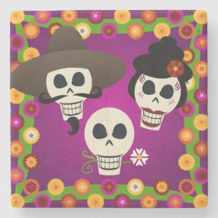 Döskallarna day of the dead stenunderlägg