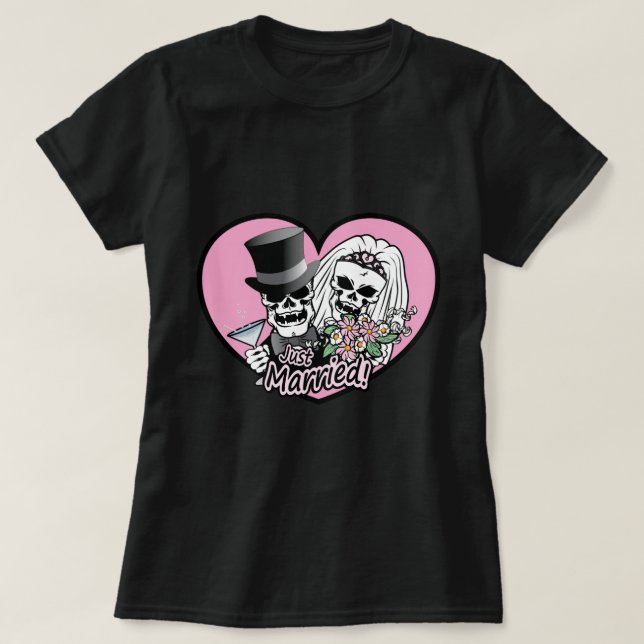 Döskallarna ny gifta t shirt (Design framsida)