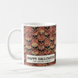 Döskallarna Red och Bloody Halloween Kaffemugg