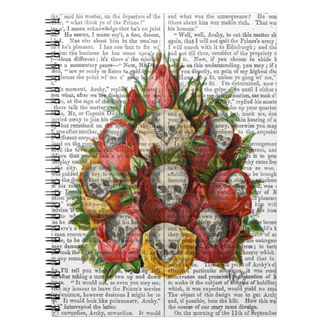 Döskallarnas Bouquet Anteckningsbok (Framsidan)