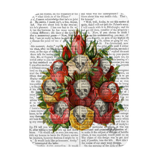 Döskallarnas Bouquet Magnet (Vertikal)
