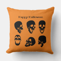 Döskallars Halloween Dekorativ kudde