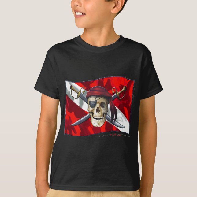Döskallarsamling vid DiversDen Tee Shirt (Framsida)