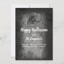 Döskalle & Ben Halloween-kort Inbjudningar