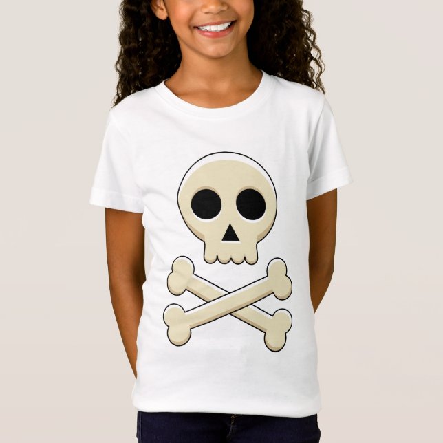 Döskalle med ben t shirt (Framsida)