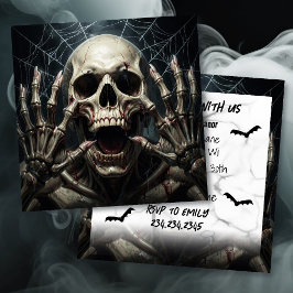 Döskalle och ben | Vuxen Halloweenfest