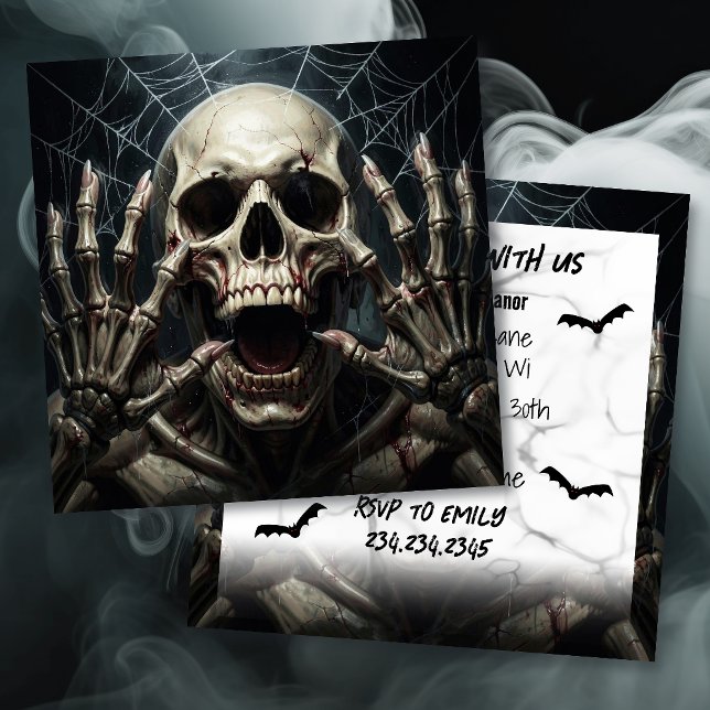 Döskalle och ben | Vuxen Halloweenfest  (Skapare uppladdad)