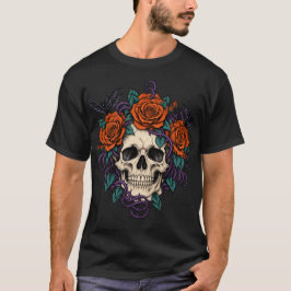 Döskalle och höströjor Halloween T-Shirt