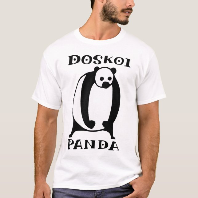Doskoi Panda T Shirt (Framsida)