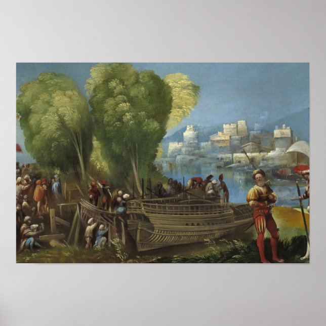 Dosso Dossi - Aeneas och Achates på Libyen Poster (Framsidan)