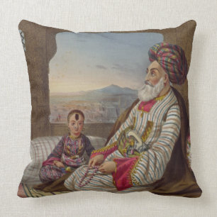 Dost Mahommed (1793-1863) kung av Caubul och hans Kudde