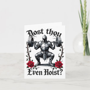 Dost Thou even Hoist Knight Weightlifter Workout G Kort