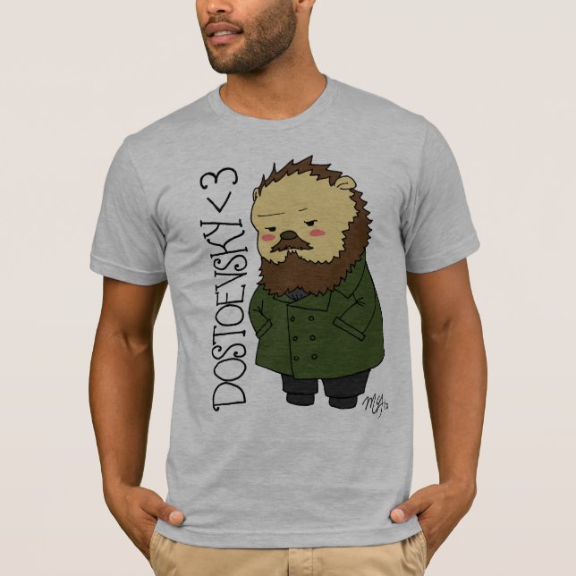 Dostoevsky igelkottt-skjorta t-shirt (Framsida)