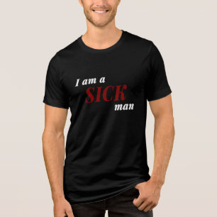 Dostojevskij Jag Är En Sjuk Man Underjordisk Citat T Shirt