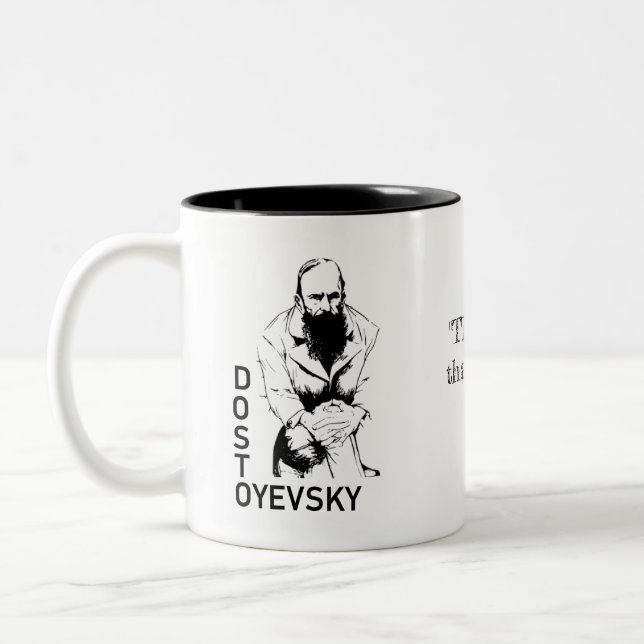 Dostoyevsky 11oz mugg (Vänster)