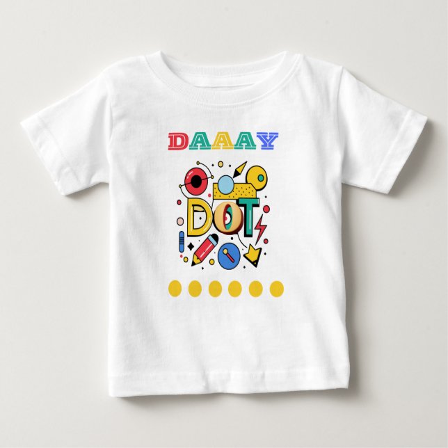 Dot Day, en Roligt för din lilla konstnär. T Shirt (Framsida)