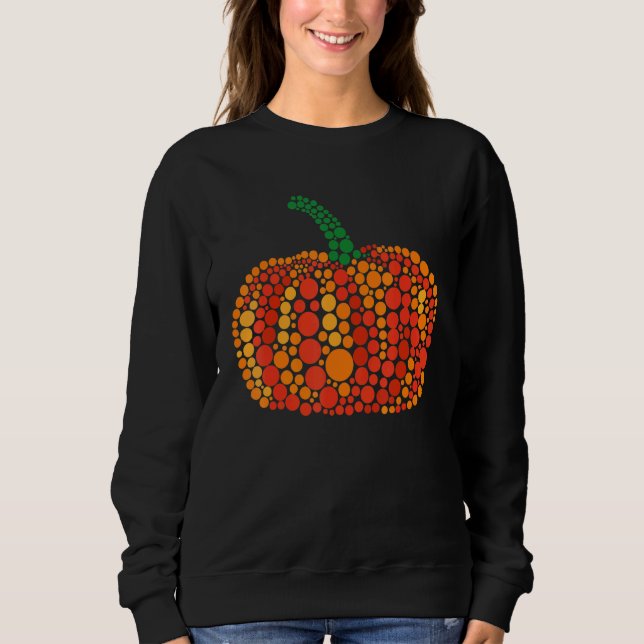 Dot Day Flerfärgad Regnbåge Pumpa Internationell D T Shirt (Framsida)