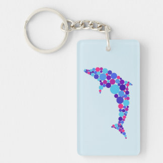 Dot Dolphin Colorfull Abstrakt Sea Animal