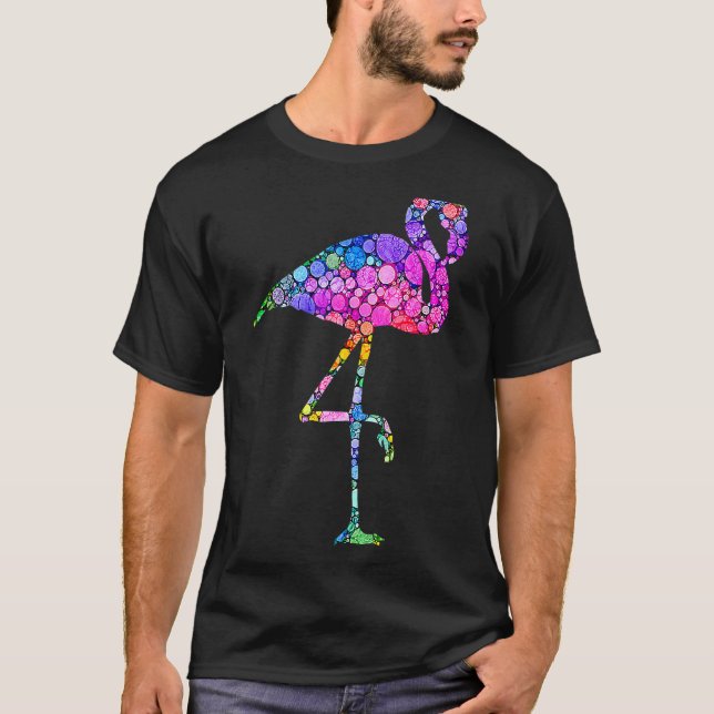 Dot Flamingo Internationell Dot Dot Day T Shirt (Framsida)