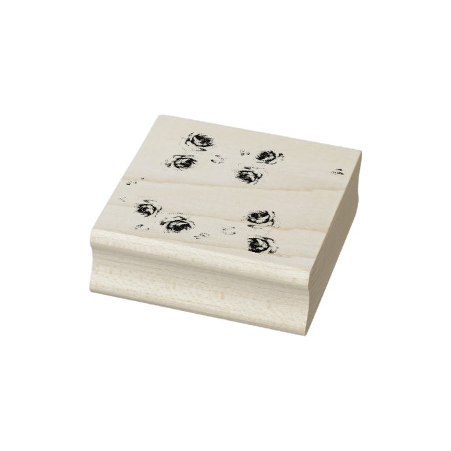 Dot, Gainsboro Wood Art Frimärke Stämpel (Stämpel)