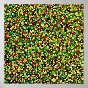 DOT MATRIX: GRÖNT Canvas Poster