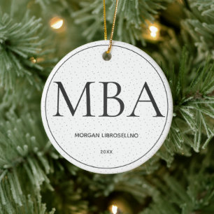 Dot MBA Studenten Julgransprydnad Keramik