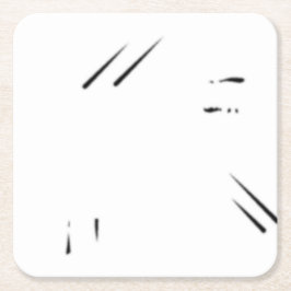 Dot, Milk White, Romance Paper Coaster Underlägg Papper Kvadrat