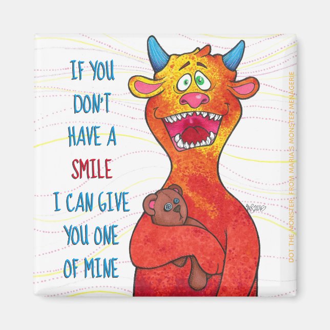 Dot Monster, magnet (Framsidan)