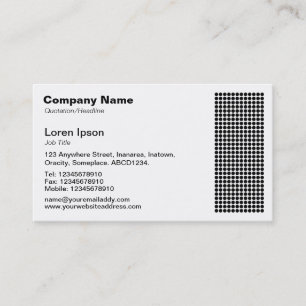 Dot Motif Visitkort