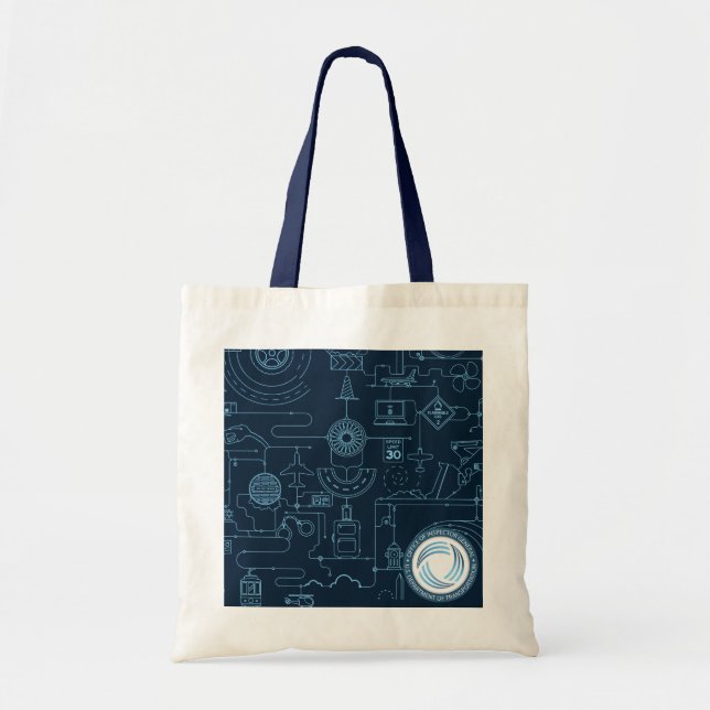 DOT OIG Tote Bag Tygkasse (Framsidan)