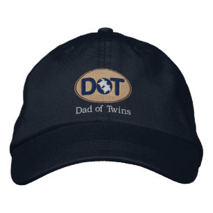 DOT (Oval-Drk) Broderad Keps