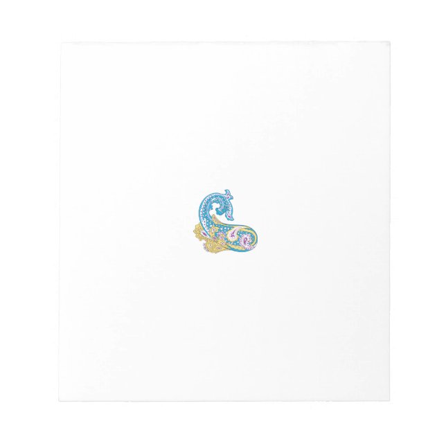 Dot, Sherpa Blue, Golden Sand Design Anteckningsblock (Framsida)
