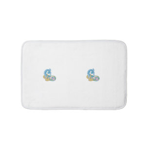 Dot, Sherpa Blue, Golden Sand Design Badrumsmatta