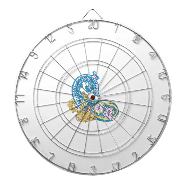 Dot, Sherpa Blue, Golden Sand Design Darttavla (Framsidan)