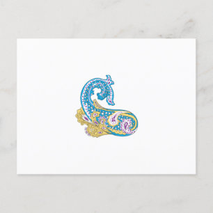 Dot, Sherpa Blue, Golden Sand Design Vykort