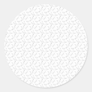 Dot, Snö Drift Runt Klistermärke