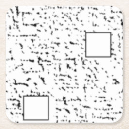 Dot, Vampire Grey Paper Coaster Underlägg Papper Kvadrat