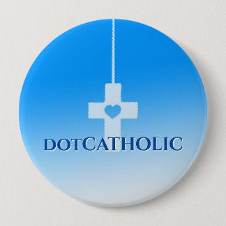 dotCATHOLIC Knapp Blå 4-tums Stil Nr #350717
