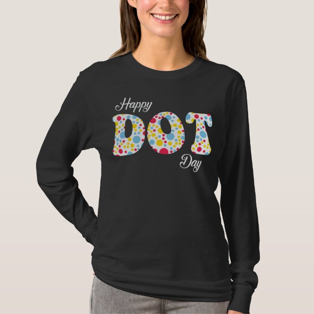 Dotdagen lycklig Internationell T Shirt (Framsida)
