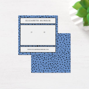 Doted Earring Holder, Visning för juveler Fyrkantigt Visitkort